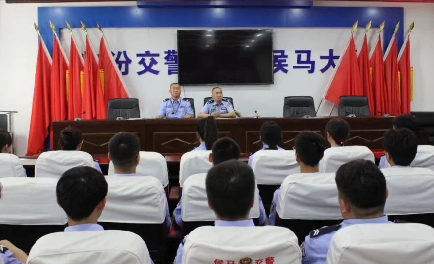 以训强管  以管促安——临汾侯马交通管理大队开展协管员综合能
