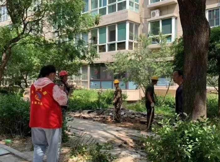 太原尖草坪区汇丰街道：强化网格日常巡查  确保施工安全有序