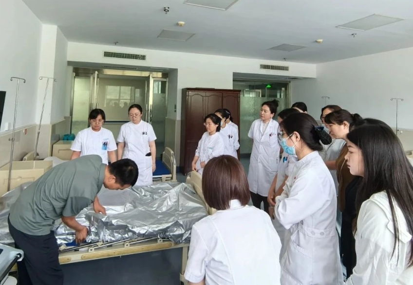 临汾乡宁县人民医院开展床单元消毒机专项培训 筑牢院感防控安全