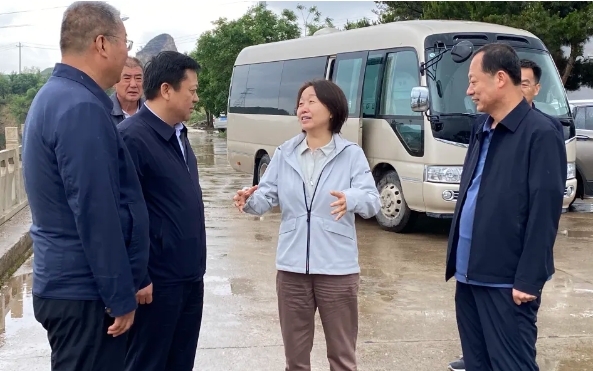 山西省水利厅来原平市调研