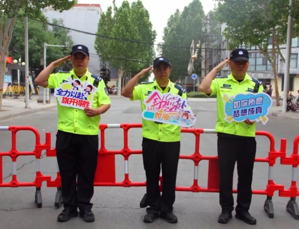 运城稷山交警：你安心赴考，我全力守护