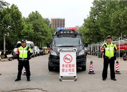 高考首日！临汾霍州公安全力守护，为你的梦想保驾护航！