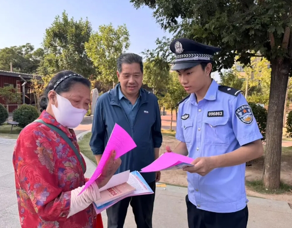 运城平陆县公安局圣人涧派出所积极开展打击“黄赌毒”普法宣传活
