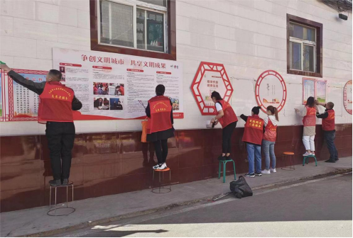 太原小店区马练营社区：紧抓四到位 做好创城工作