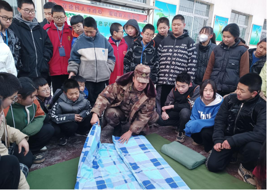 太原古交市炉峪口九年制学校开展“军魂育人”党建品牌创建活动特色明显