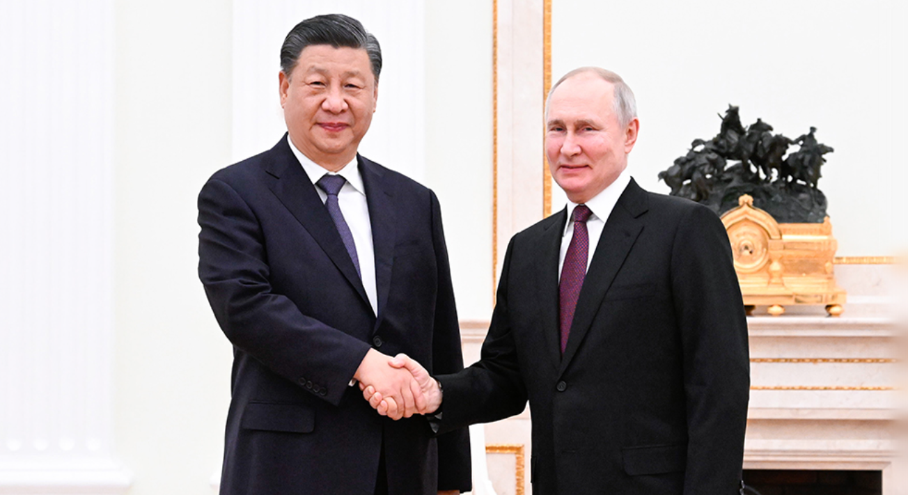 习近平会见俄罗斯总统普京