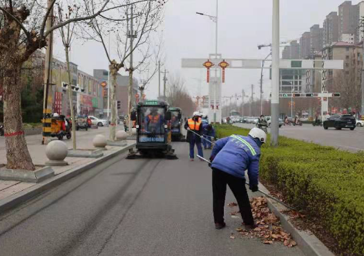 打响春季“保洁战” ——临汾襄汾县住建局启动春季环境卫生整治行动