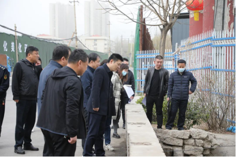 太原尖草坪区委副书记盛维华带队调研创城整治工作