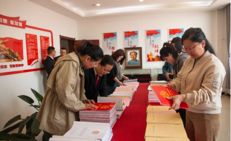 山西阳泉矿区法院在文水法院参观交流