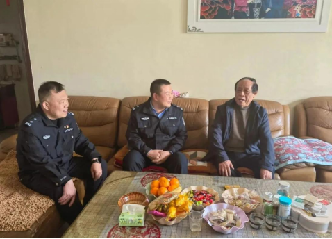 山西临汾浮山县公安局开展清明祭先烈系列活动