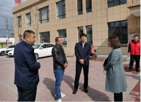 太原尖草坪区委一行深入向阳镇开展全国文明城市创建督导检查
