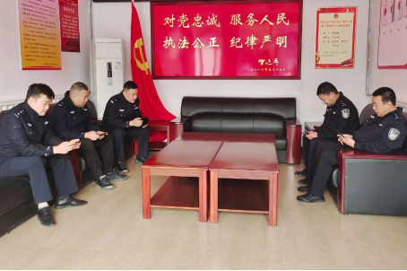 临汾洪洞县公安局组织全警观看“致敬·缅怀·奋进”2023年全国公安系统清明主题云