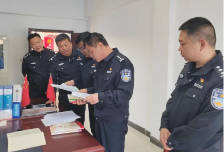 临汾安泽县公安局党委深入冀氏派出所调研督导工作