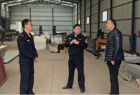 山西和顺县公安局经侦大队深入辖区企业开展走访调查