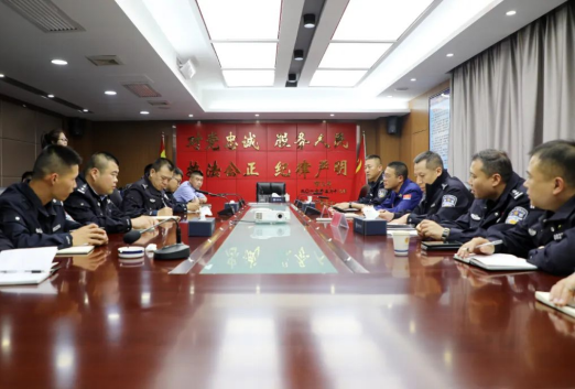 临汾洪洞县公安局召开派出所消防专员培训会