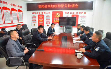 山西昔阳县公安局交警大队“高地联动”助推辖区营商环境