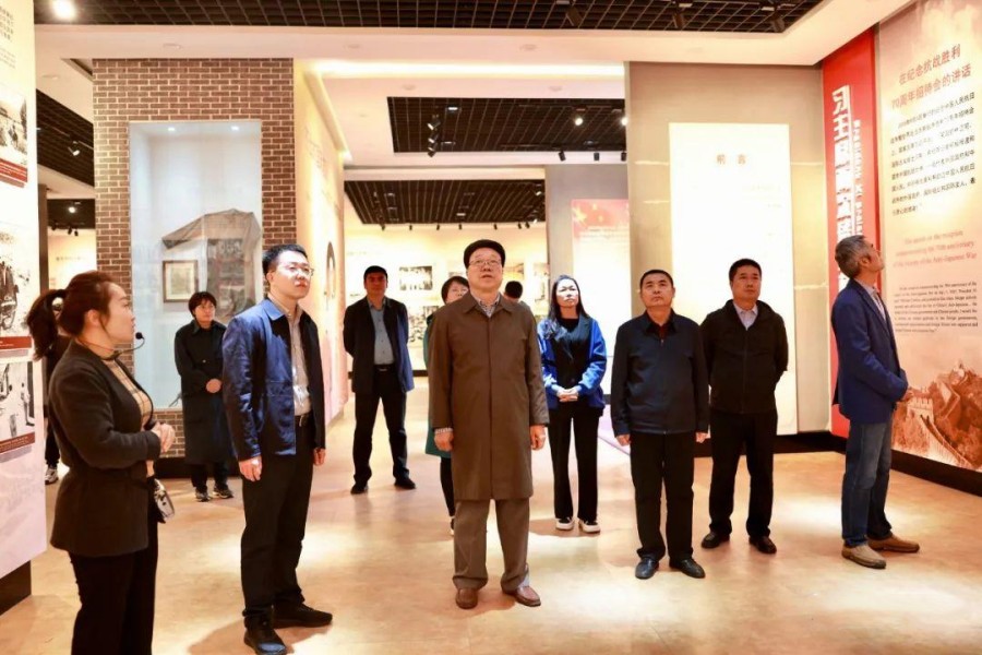 山西省外事办二级巡视员连耀峰在离石调研外事红色资源保护工作