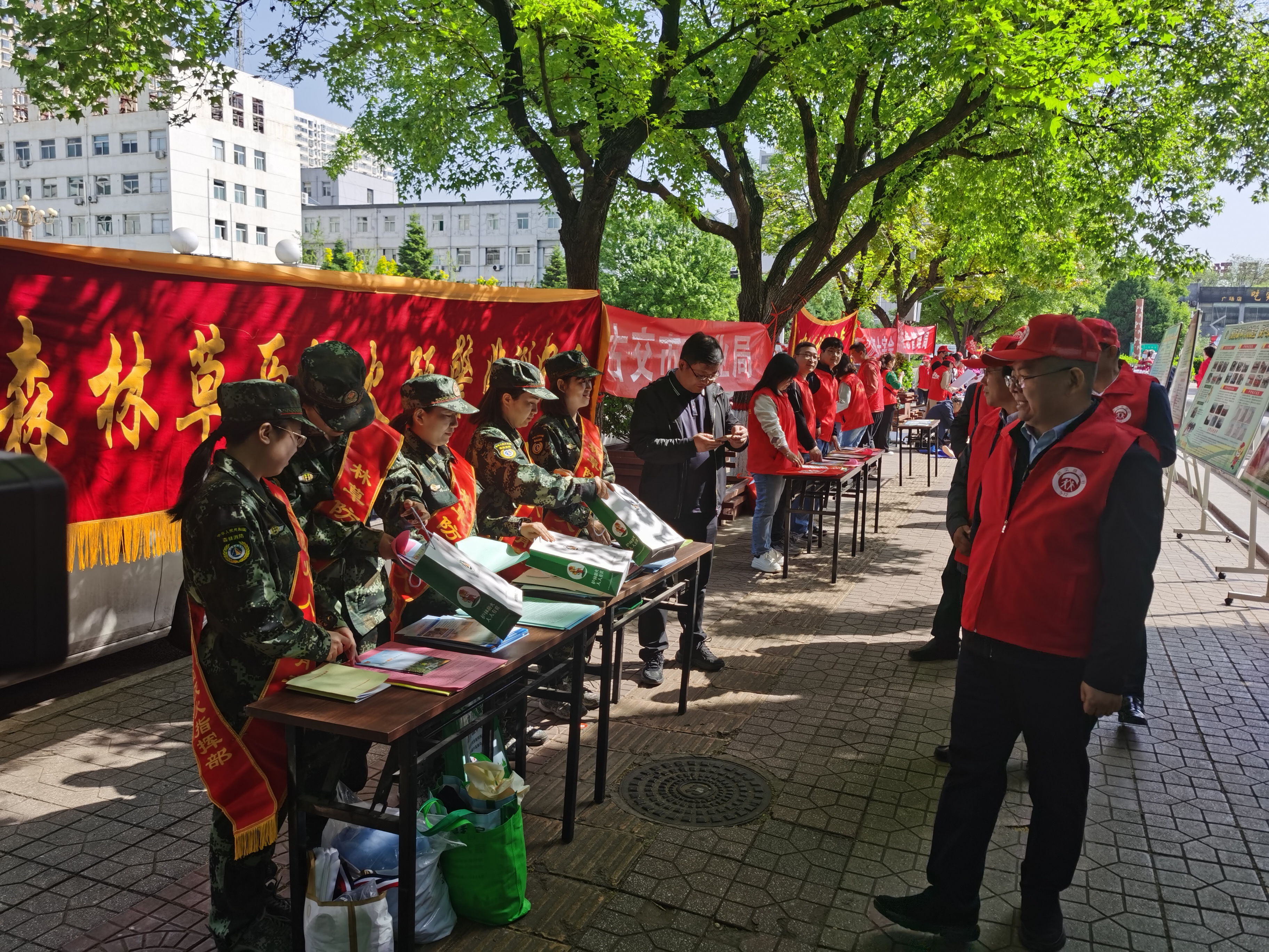 太原古交市组织开展2023年“5•12”防灾减灾日宣传活动