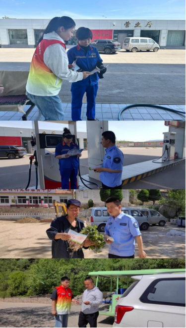 山西昔阳县公安局禁毒大队深入辖区加油站开展禁毒宣传活动