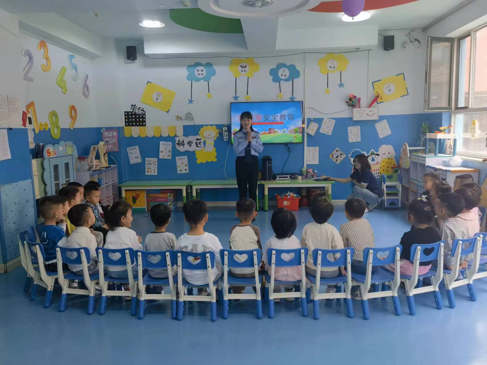 山西介休公安西南所：开展“防拐骗”教育活动