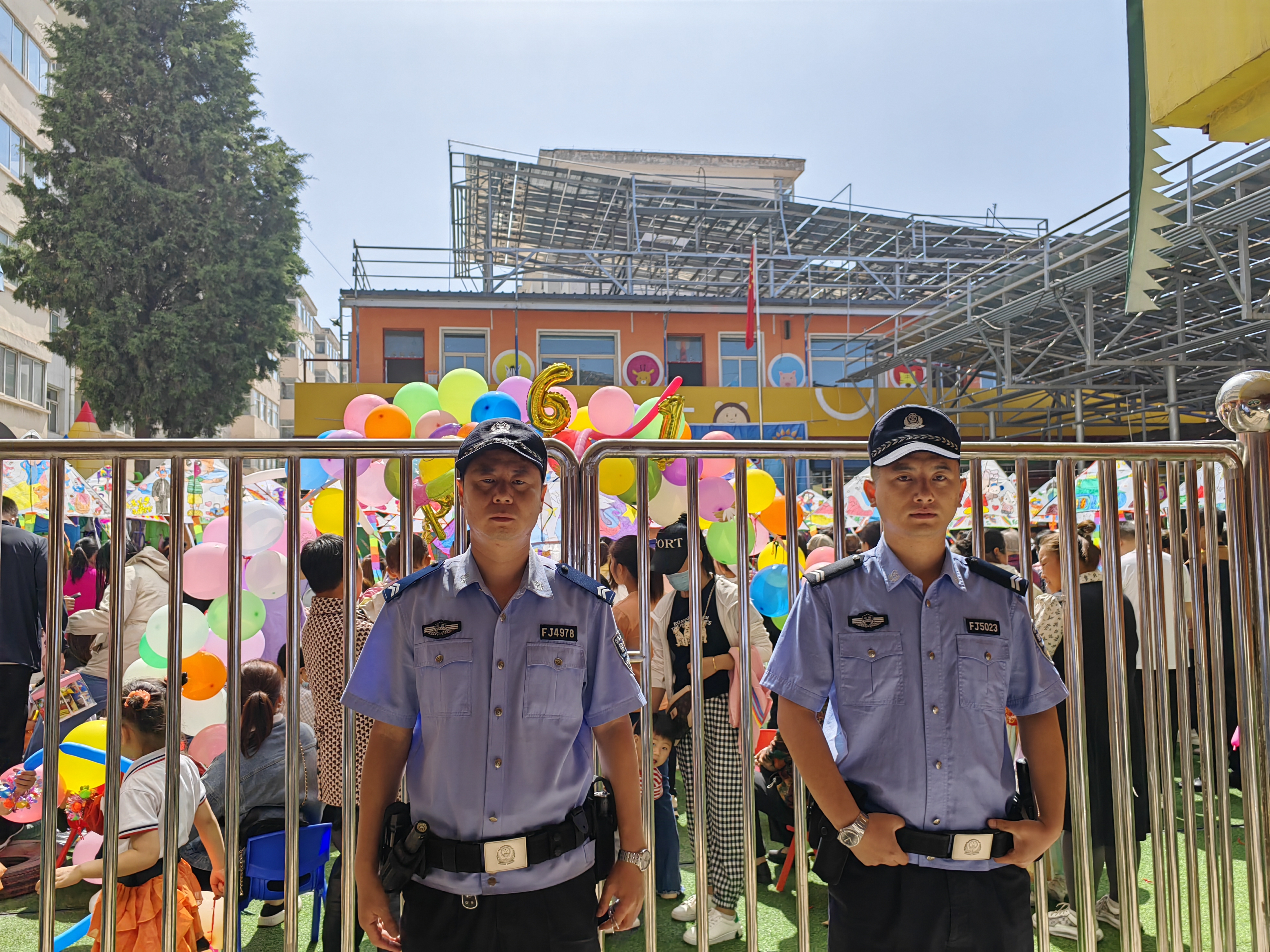 “警”色与你“童”行——山西榆社公安箕城派出所积极开展“六一”安保工作