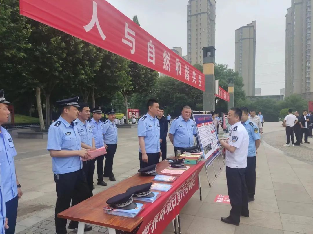 保护生态环境   公安与您同行——临汾洪洞公安开展“六五”环境日宣传活动