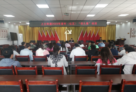 激发“头雁”动力   聚力基层治理——太原尖草坪区上兰街道开展2023年度村（社