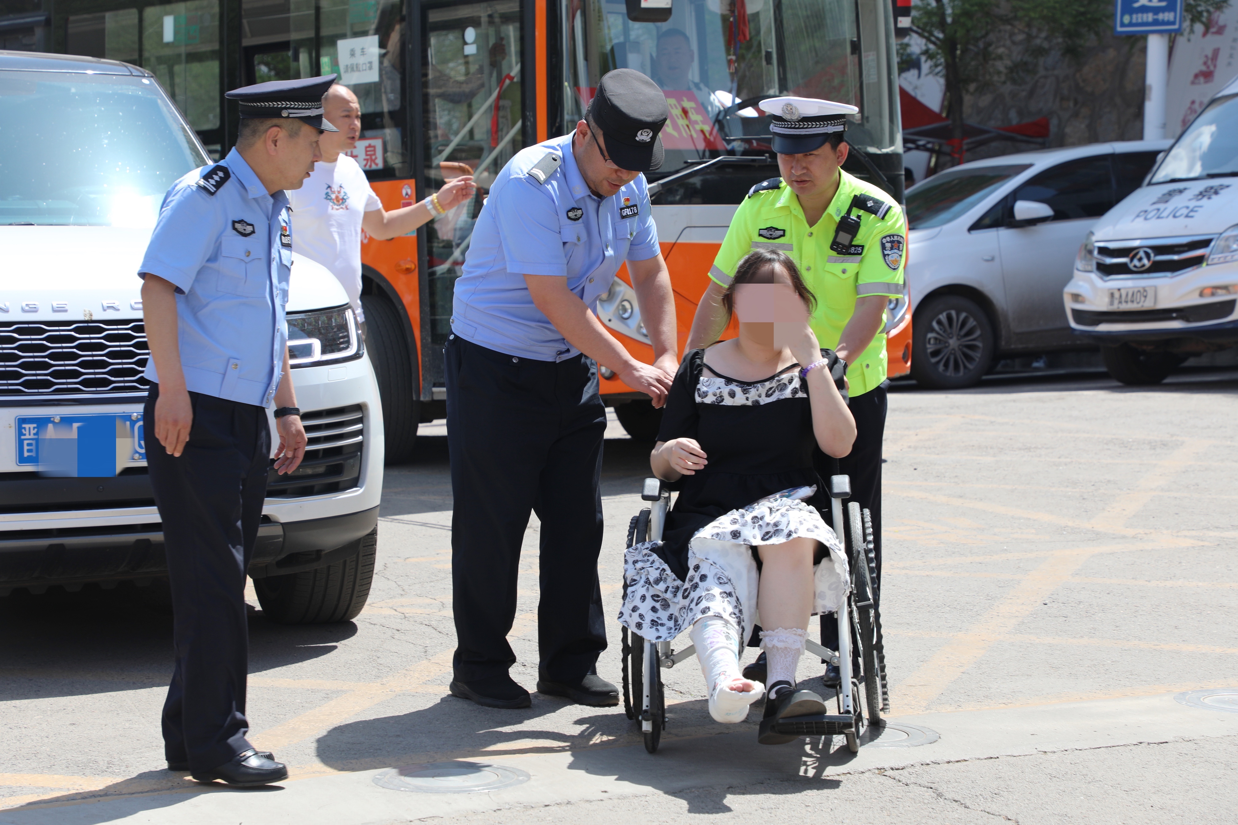 太原古交公安：你高考，我们全警护航！