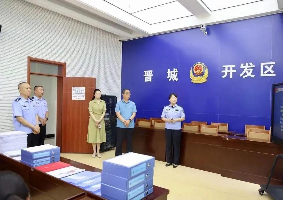 山西晋城市公安局一行深入开发区分局就品牌亮点创建工作进行专项调研