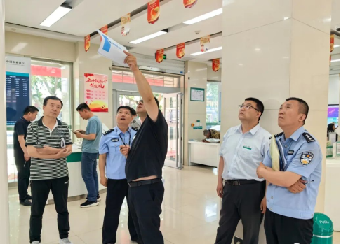 临汾翼城公安开展银行业金融机构安全评估检查