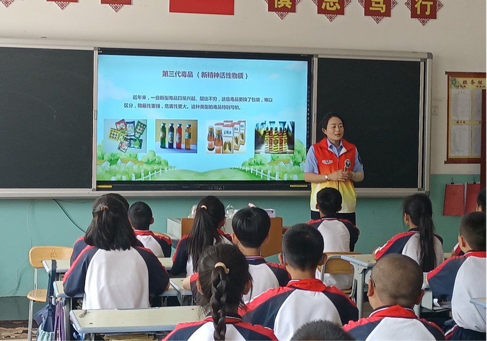 山西昔阳：禁毒宣传进校园   青春护航我先行
