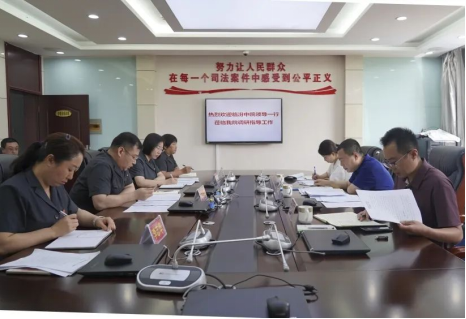 临汾中院副院长许艳阳一行莅临隰县法院调研指导工作