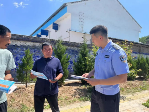 临汾吉县公安局中考期间开展网络安全宣传工作