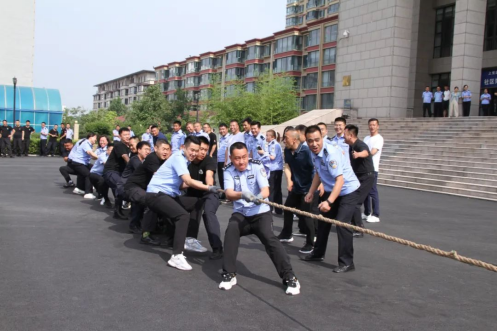 燃！山西长治公安上党分局拔河赛热情开赛