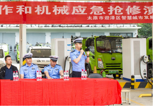 以练为战、以练筑防，太原迎泽环卫开展应急安全演练