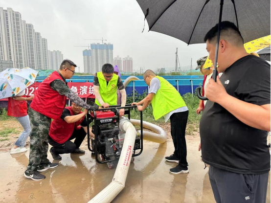 太原万柏林区小井峪街道组织开展防汛应急演练