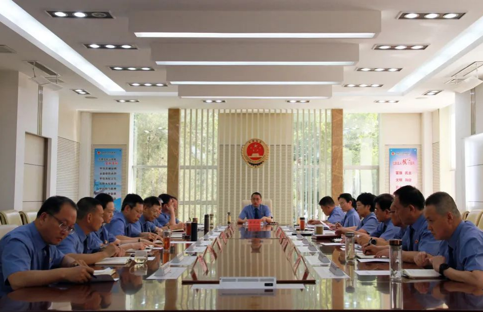 晋城市检察院召开党组（扩大）会议专题传达学习杨景海检察长晋城调研重要讲话精神