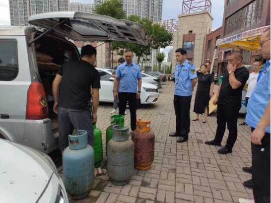 太原万柏林区市场监督管理局开展燃气安全隐患排查
