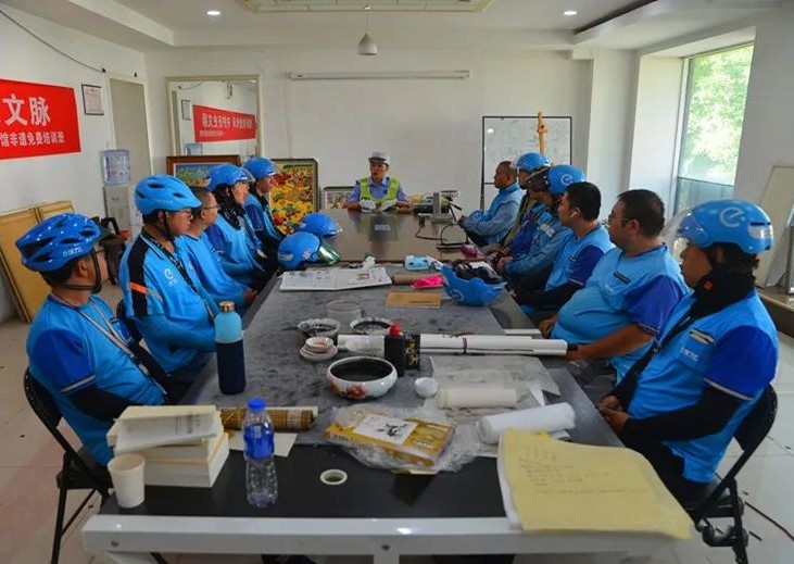 山西昔阳公安交警大队走进外卖企业开展交通安全宣传工作