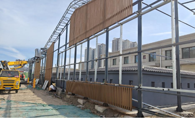 太原市政集团二公司：战高温保进度  工程建设施工忙