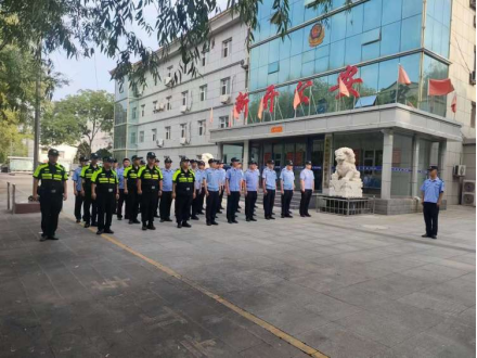 山西朔州市公安局新开分局开展体能训练