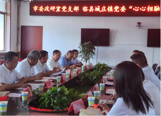 吕梁临县城庄镇：“身驻心融”党旗红，共谋发展“大步走”