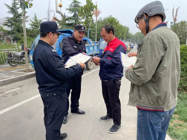 临汾翼城公安宣传检查促提升平安守护不停歇