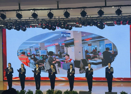 太原万柏林区行政审批局积极参加区“清音传正气  廉韵颂和风”清廉文化建设朗诵比赛