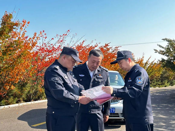 太原公安万柏林分局圆满完成“2023第三届环太原公路自行车赛”（西山赛段）安保任