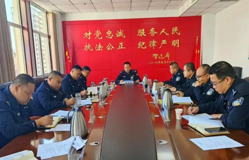 山西昔阳县公安局召开信访维稳专题工作会议