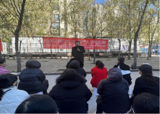 太原万柏林区安广社区开展“强化法治宣传教育　助推清廉村居建设”宣传活动