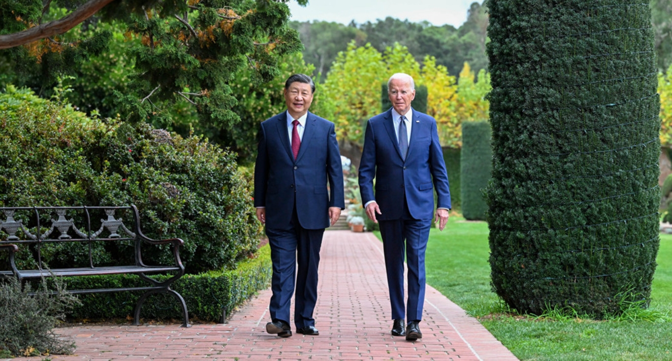 习近平同美国总统拜登举行中美元首会晤