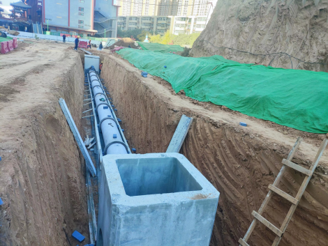 项目建设无“寒冬”，快马加鞭抢进度——太原市政集团四公司华夏晋韵 • 如意城二期