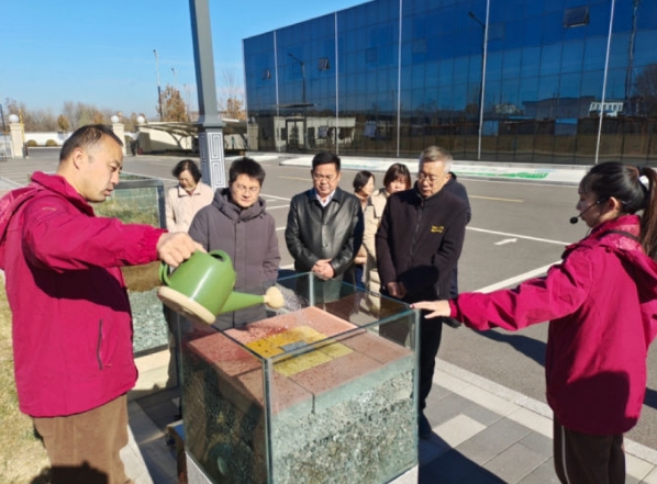 山西省财政厅调研督导长治市海绵示范城市建设工作